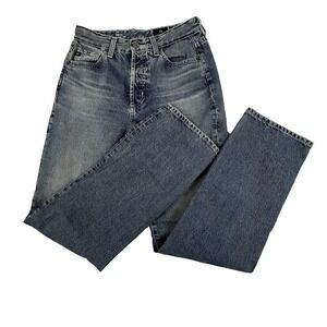 AG Adriano Goldschmied Jeans Womens 27R Blue Alexxis High Rise Vintage Straight